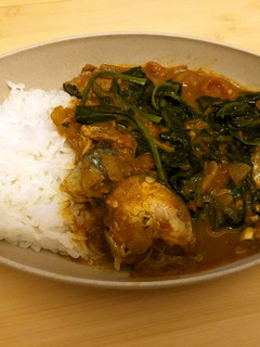 【野菜ソムリエ】ほうれん草の鯖缶カレー-レシピのメイン写真