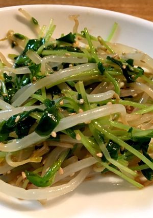 手作り簡単ドレッシング☆豆苗もやしサラダ-レシピのメイン写真