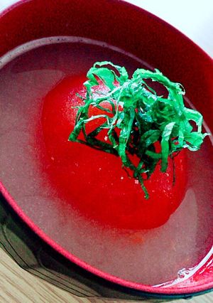 トマトのおみそ汁-レシピのメイン写真
