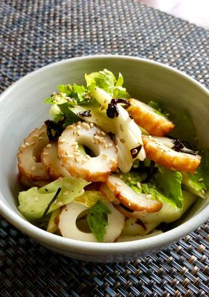 竹輪とセロリの塩昆布わさび和え★簡単-レシピのメイン写真