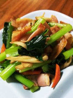 小松菜の炒め物-レシピのメイン写真