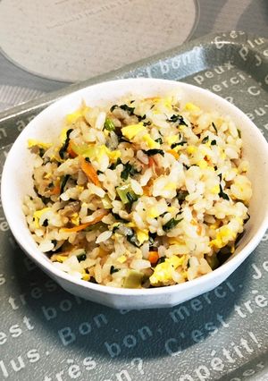 ツナと小松菜の混ぜご飯-レシピのメイン写真
