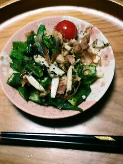 超簡単❗オクラと長芋と醤油合え☺⛄☕-レシピのメイン写真