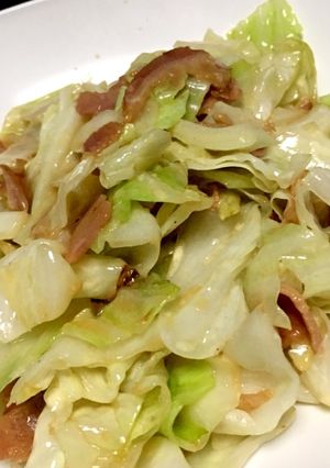 キャベツとベーコンのマヨポン-レシピのメイン写真