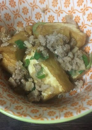 厚揚げとひき肉のうま煮-レシピのメイン写真