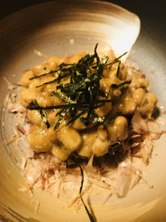 毎日の納豆●カツオのたたきの細切れ添え-レシピのメイン写真