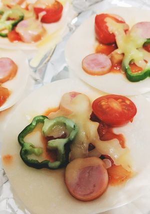 お弁当OK☆餃子の皮ミニピザ☆-レシピのメイン写真