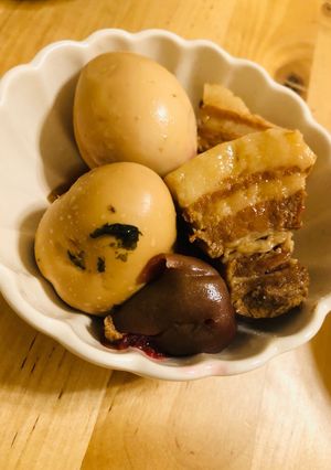 さっぱり 梅角煮 QC 簡単 豚バラ 卵-レシピのメイン写真