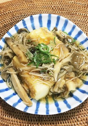 揚げ出し豆腐の和風きのこあん-レシピのメイン写真