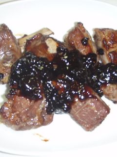 オーブンで スペアリブ ブルーベリー焼き-レシピのメイン写真