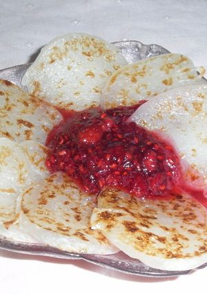 簡単モチ②焼きわらびもち♪byフライパン-レシピのメイン写真