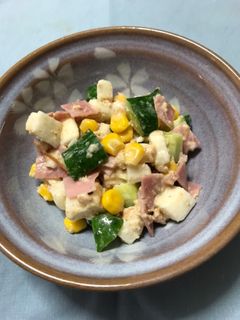 長芋の梅肉ゴママヨあえ-レシピのメイン写真