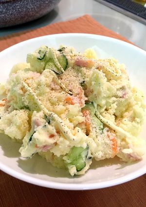 【定番】キュウリとハムのポテトサラダ-レシピのメイン写真