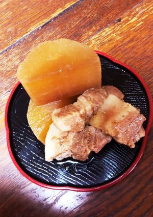 簡単・レンジ鍋で作る角煮大根-レシピのメイン写真