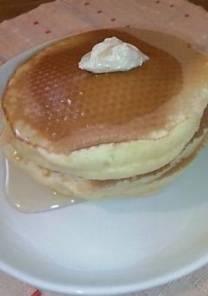 あれを使って…ふわふわ!ホットケーキ-レシピのメイン写真
