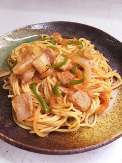 寝かせたパスタで★シンプルナポリタン-レシピのメイン写真