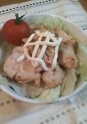 鶏のマヨ照り焼き丼-レシピのメイン写真