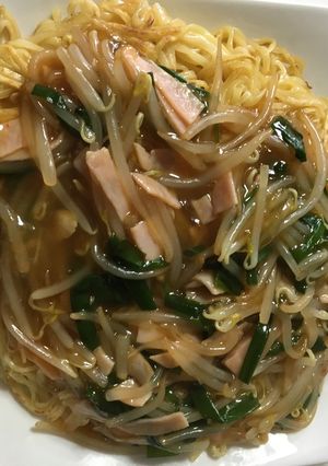 あんかけ焼きそば(辛ラーメンの顆粒)-レシピのメイン写真
