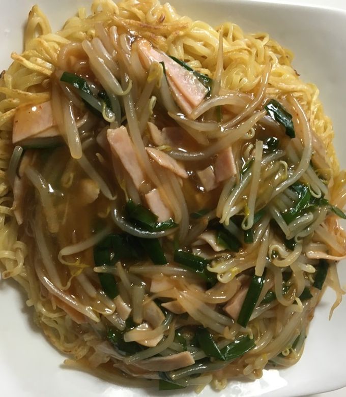 あんかけ焼きそば(辛ラーメンの顆粒) by クック0FSSSX