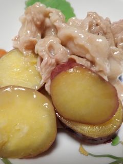さつま芋と豚肉の治部煮風-レシピのメイン写真