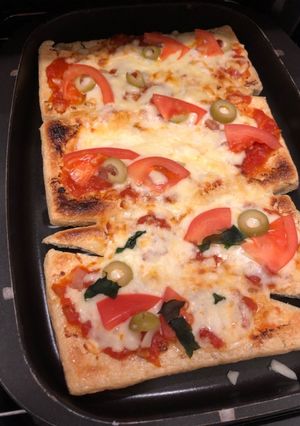 糖質オフ！油揚げピザ-レシピのメイン写真