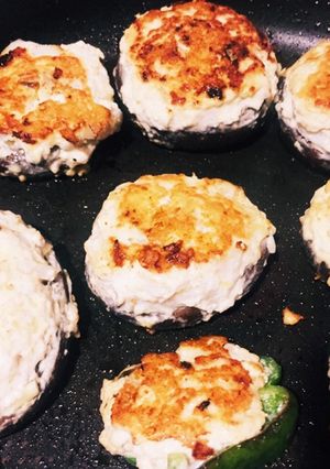 ミョウガ香るしいたけの肉詰め-レシピのメイン写真