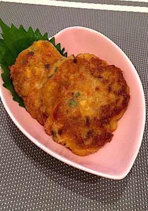 お弁当にも☆ネギとカニカマの豆腐チヂミ-レシピのメイン写真