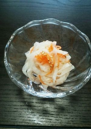 お鍋の時にもう一品…『柚子なます』-レシピのメイン写真