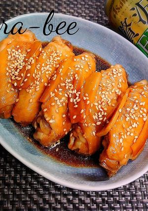 ビールが進む♪手羽先のオイスター煮込み-レシピのメイン写真