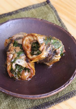 さんまの梅しそ巻き焼き-レシピのメイン写真