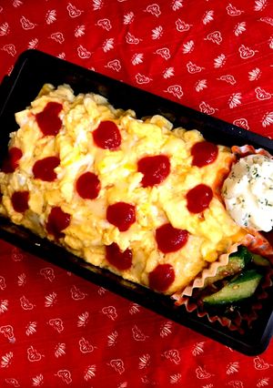 オムライス弁当〜卵焼き乗せるバージョン-レシピのメイン写真