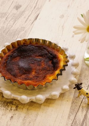 バスク風チーズケーキ-レシピのメイン写真