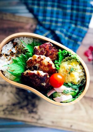 毎日のお弁当♪つくね弁当-レシピのメイン写真
