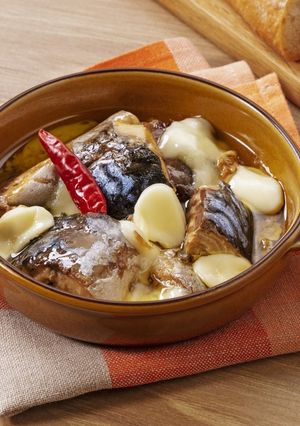 簡単！さば缶詰のチーズアヒージョ-レシピのメイン写真