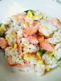 簡単に♪鮭チャーハン♪-レシピのメイン写真