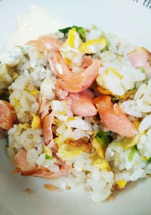 簡単に♪鮭チャーハン♪-レシピのメイン写真