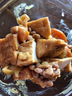 納豆と厚揚げのカレー和え-レシピのメイン写真
