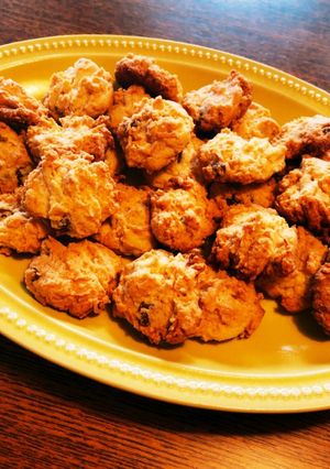 チョコとココナッツのドロップクッキー-レシピのメイン写真