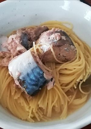 【カルディ】塩レモンと鯖缶の雑なパスタ-レシピのメイン写真