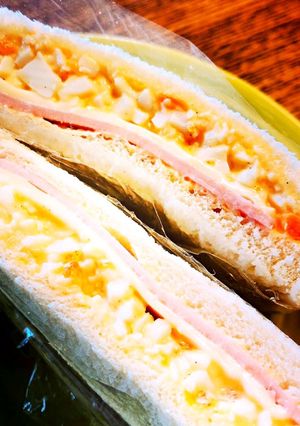 ハムチーズたまごサンド-レシピのメイン写真