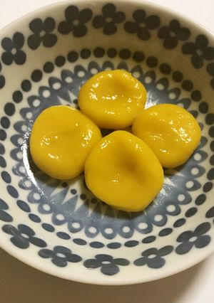 かぼちゃ白玉*幼児おやつ-レシピのメイン写真