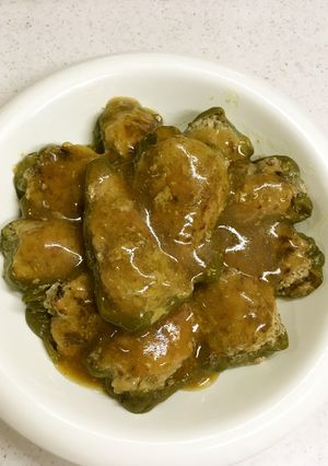 おばあちゃんの♪ピーマンの肉詰め餡かけ-レシピのメイン写真