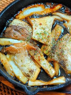 エリンギの麺つゆバター炒め-レシピのメイン写真