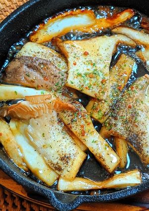 エリンギの麺つゆバター炒め-レシピのメイン写真