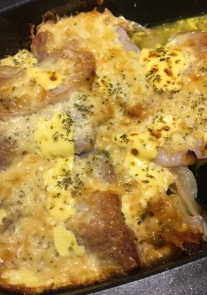温野菜と豚バラチーズ焼き-レシピのメイン写真