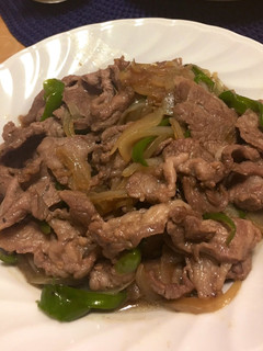 生ラム肉の炒め物-レシピのメイン写真