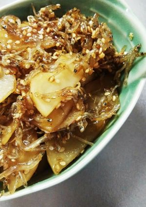 簡単副菜☆じゃことじゃがいもの佃煮風-レシピのメイン写真