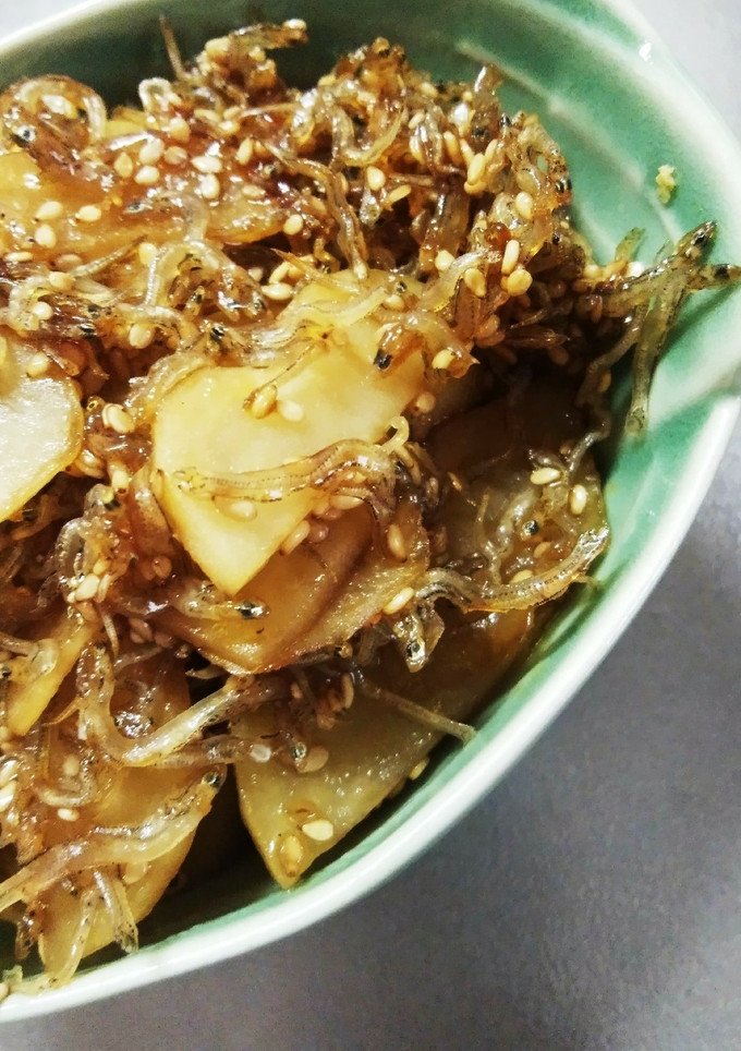 簡単副菜☆じゃことじゃがいもの佃煮風-レシピのメイン写真