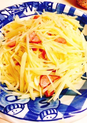 じゃがいものシャキシャキ炒め-レシピのメイン写真