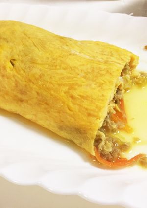カレー風味のキャベツオムレツ-レシピのメイン写真